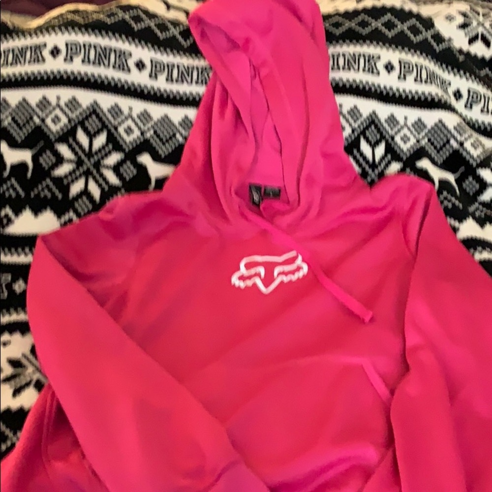 Fox pink hoodie